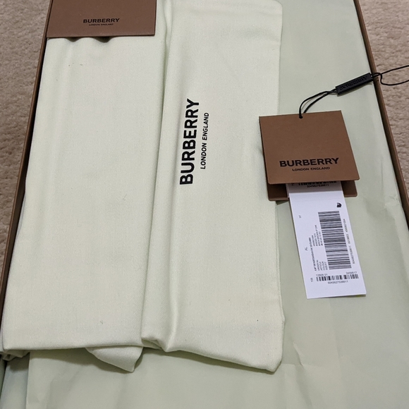 Mens Burberry "Northaven" Check Slippers Brown/Beige - Picture 6 of 6